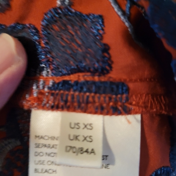 Anthropologie embroidered Juniper belted swing dress - XS.      A72 - Picture 12 of 14